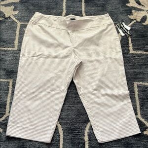 Zac & Rachel Beige Checkered Pants